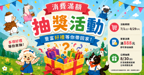 消費滿額抽獎趣